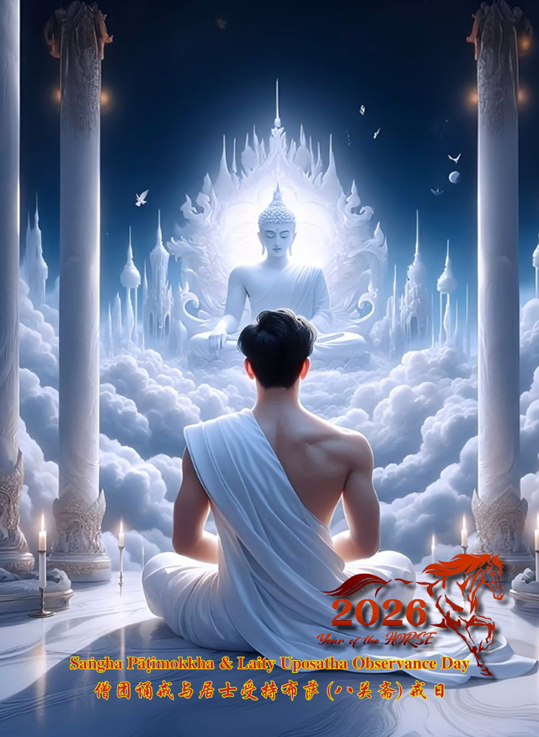 Year 2026 Saṅgha Pāṭimokkha Day &  Laity Uposatha Observance Day