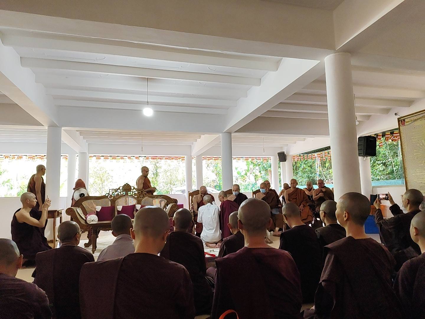 2025 Sri Lanka Pilgrimage · Temporary Ordination · Sāṅghika Dāna - Image 4